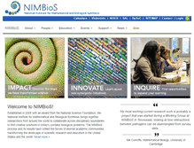 Tablet Screenshot of nimbios.org